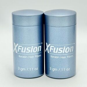 XFusion Keratin Hair Fibers - GREY - .11 oz. (2 Pack)